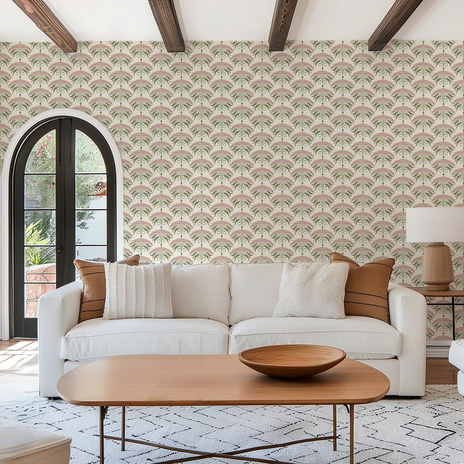 Mitchell Black Fleur de Reve Wallpaper