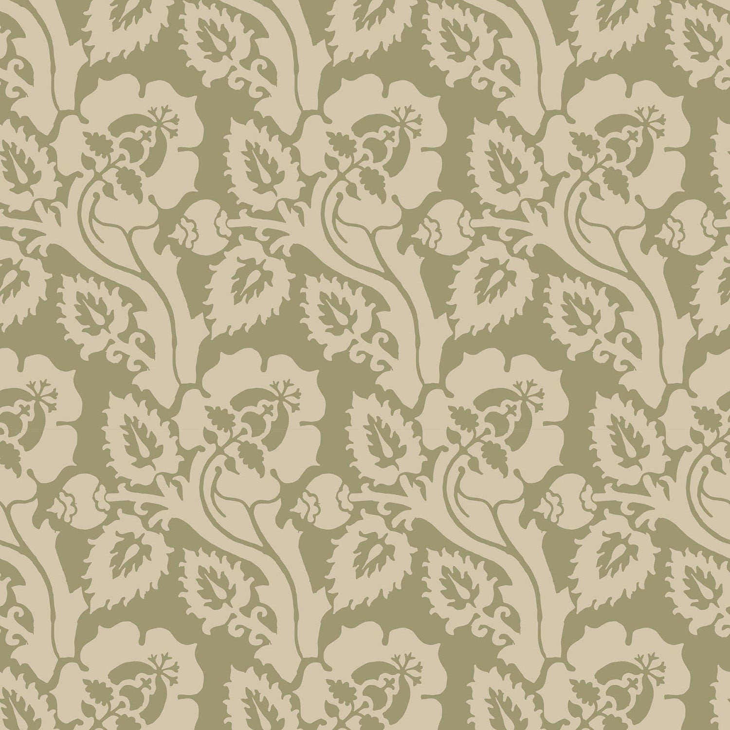 Mitchell Black Paisley Briar Wallpaper