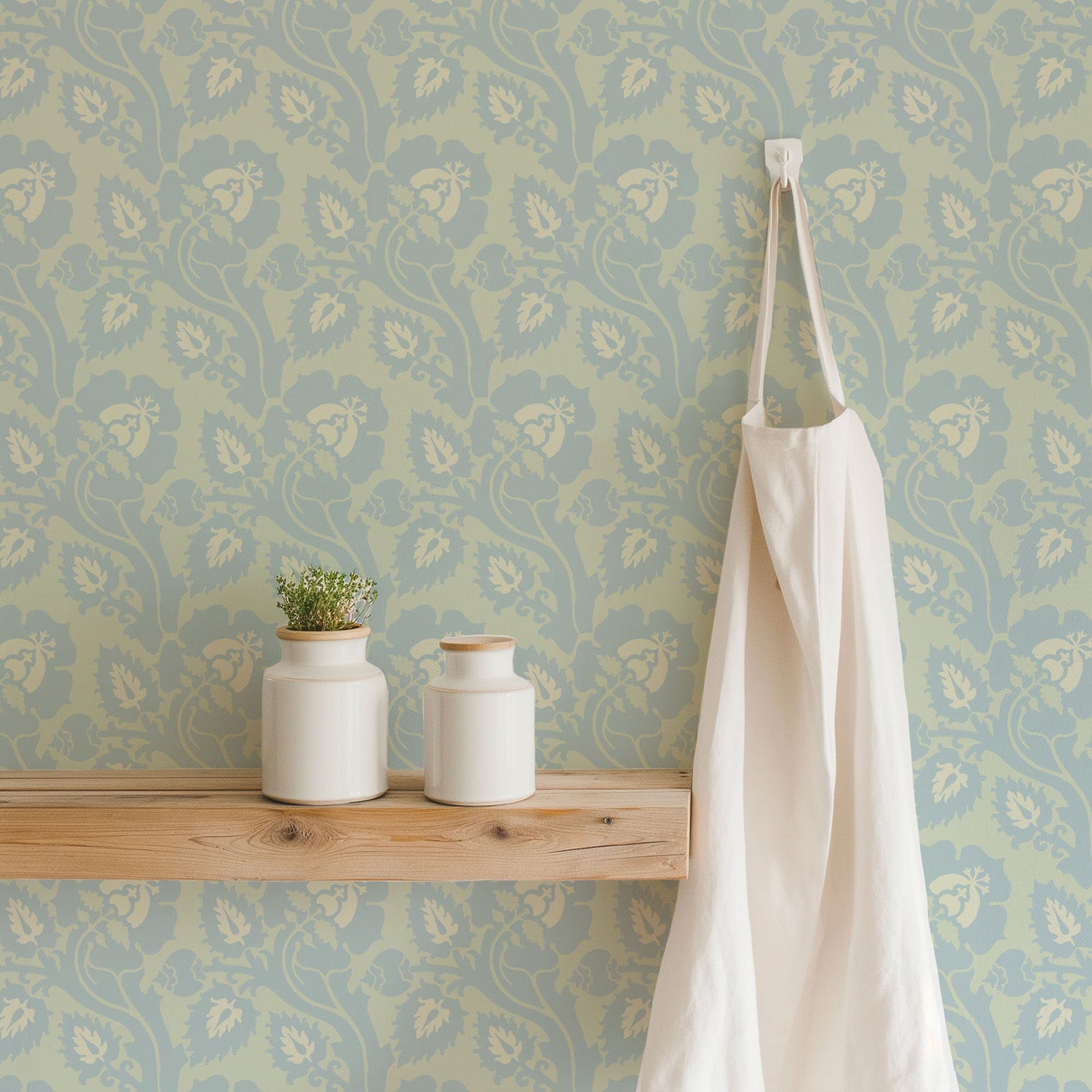 Mitchell Black Paisley Briar Wallpaper