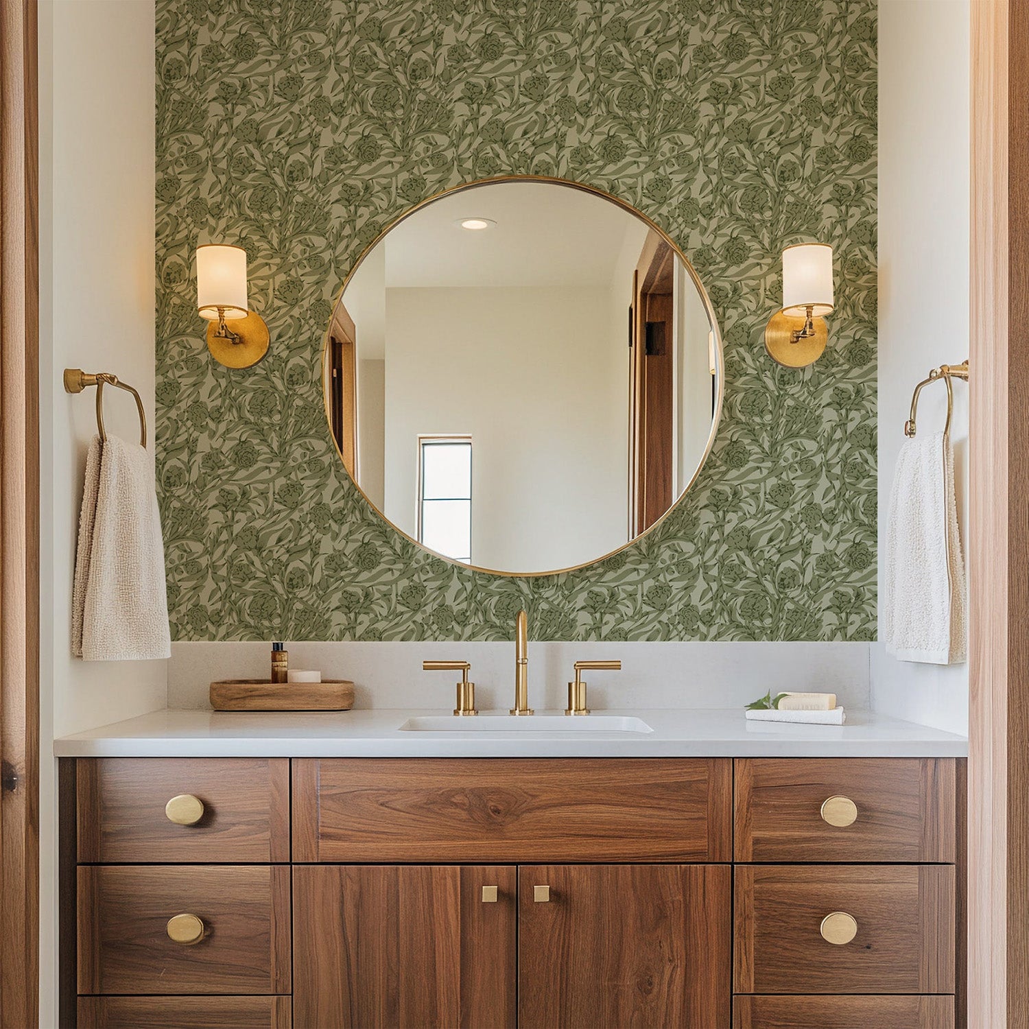 Mitchell Black Wandervine Wallpaper