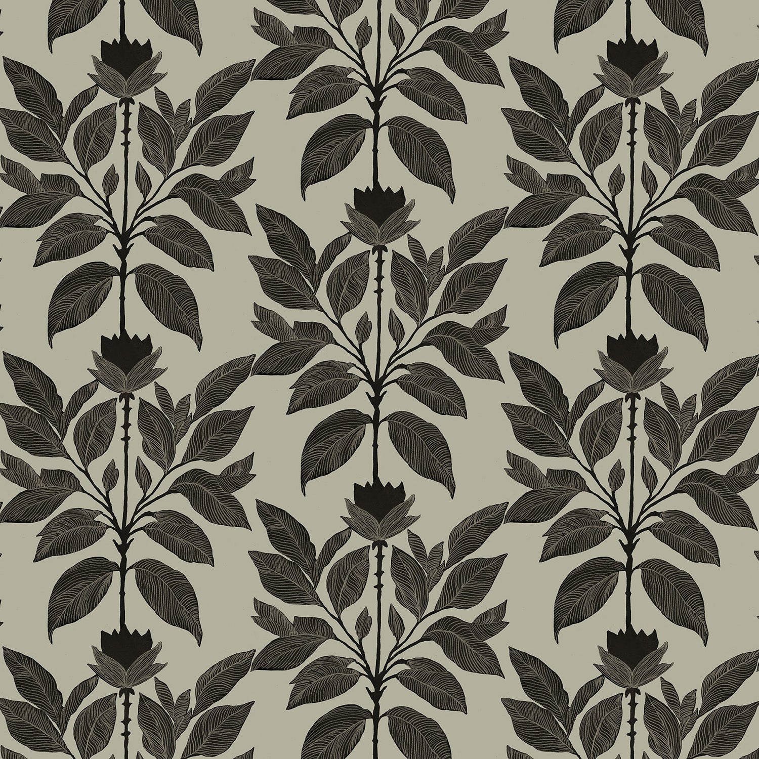 Mitchell Black Wayward Petal Wallpaper