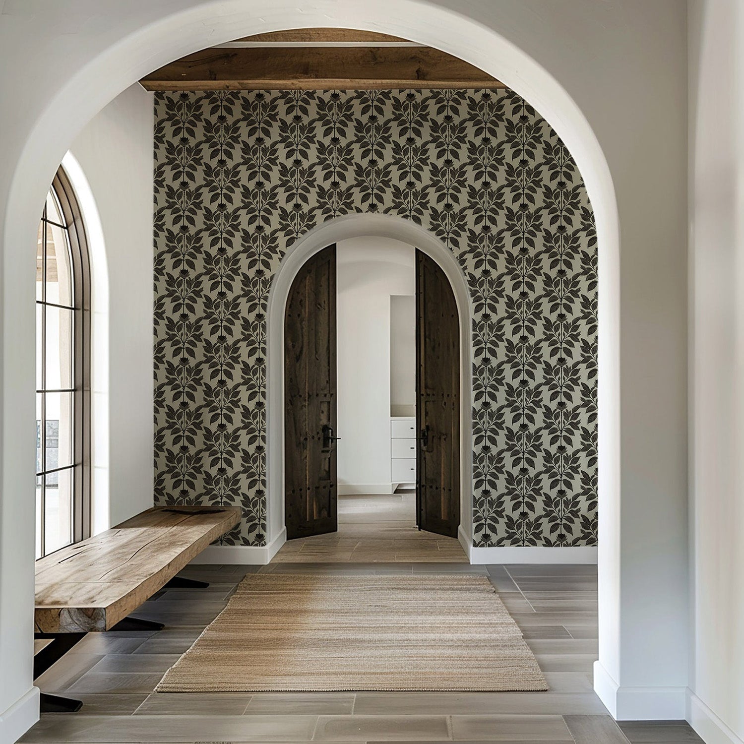 Mitchell Black Wayward Petal Wallpaper