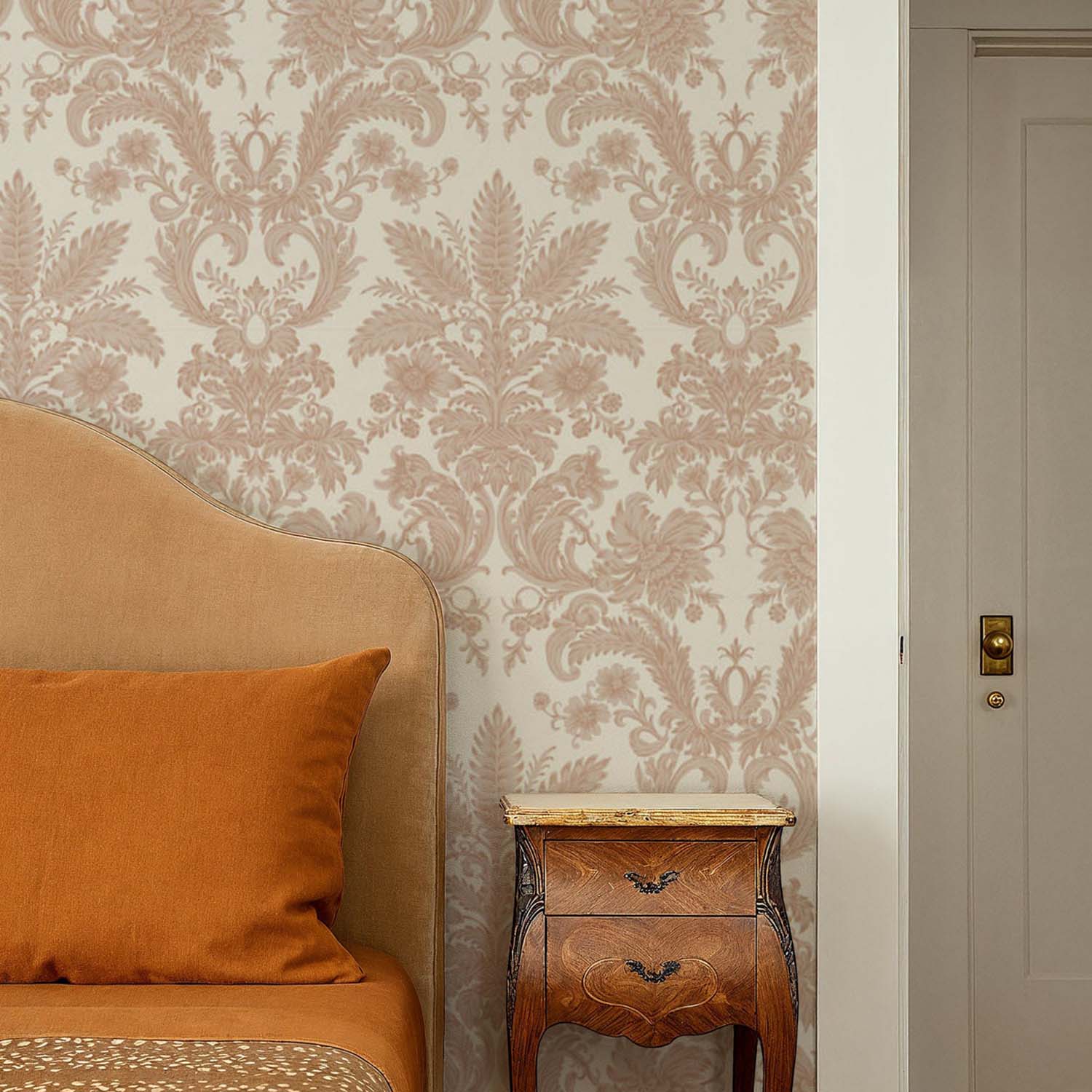 Mitchell Black Parlor Paper Wallpaper