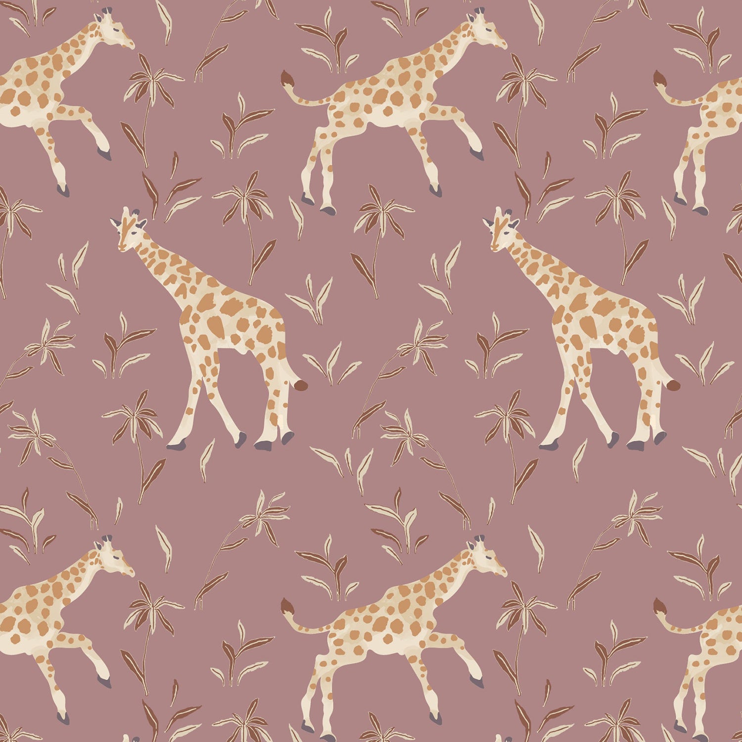 Mitchell Black x Blessed Little Bungalow Gentle Giraffe Wallpaper
