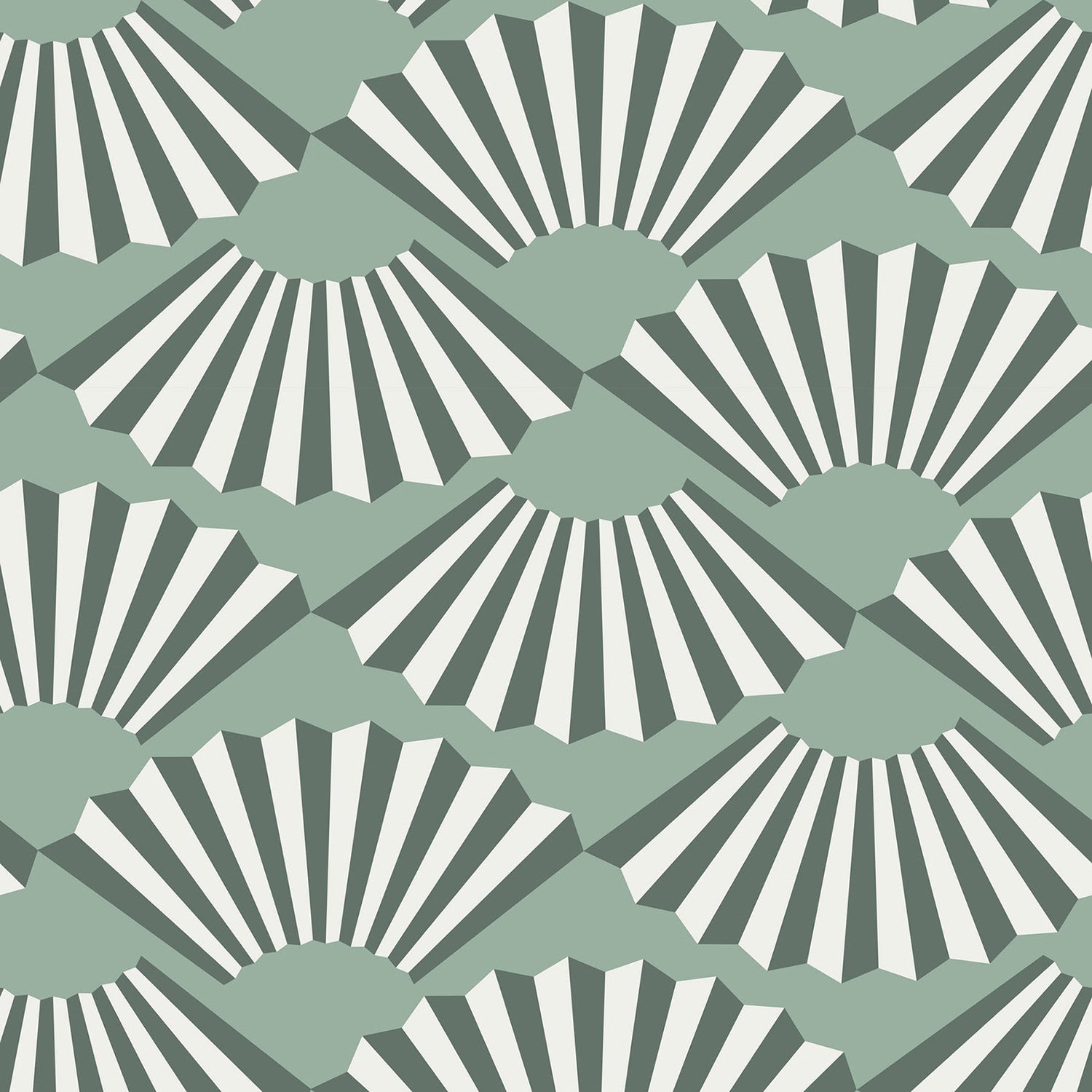 Mitchell Black Fanning Out Wallpaper