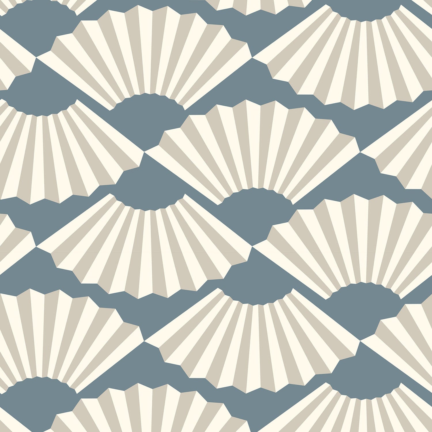 Mitchell Black Fanning Out Wallpaper