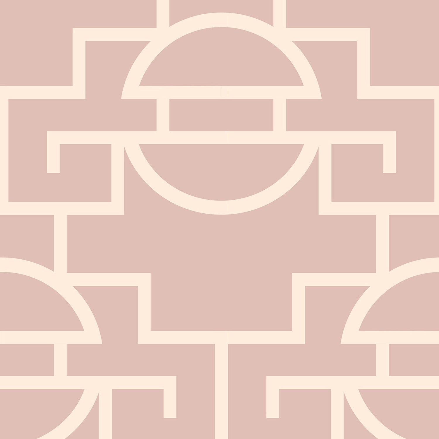 Mitchell Black Vintage Lattice Wallpaper