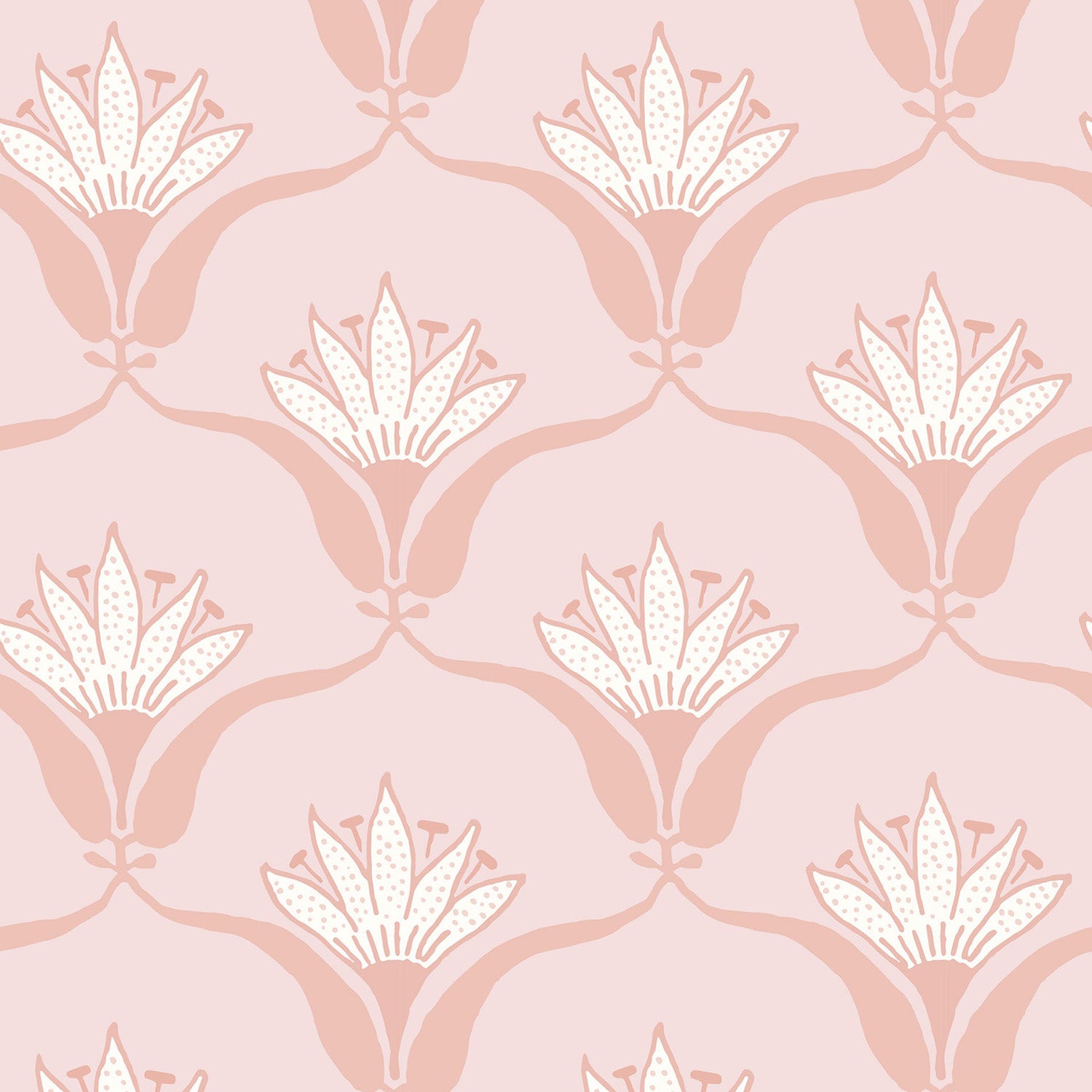 Mitchell Black Wallflower Wallpaper