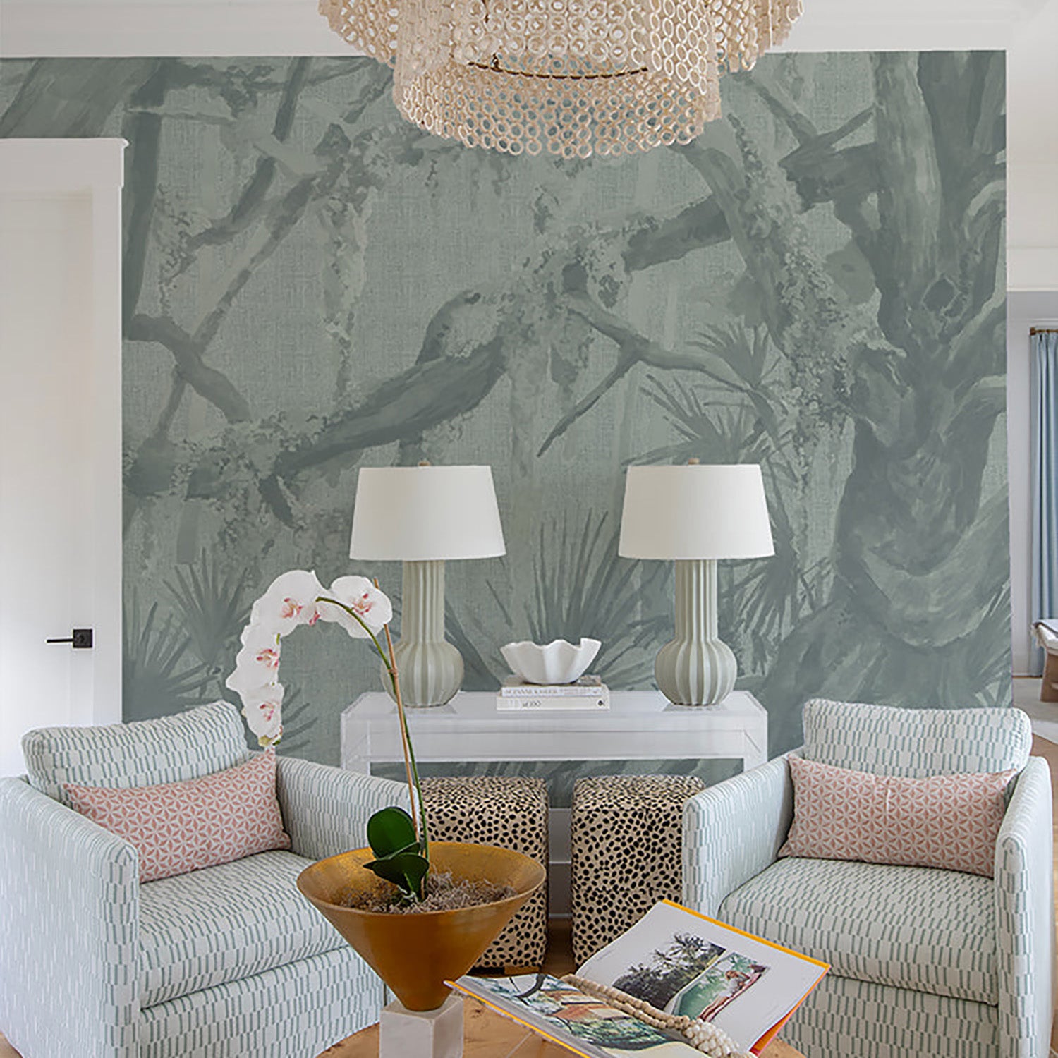 Mitchell Black x Megan Molten Kiawah Oaks Mural Wallpaper