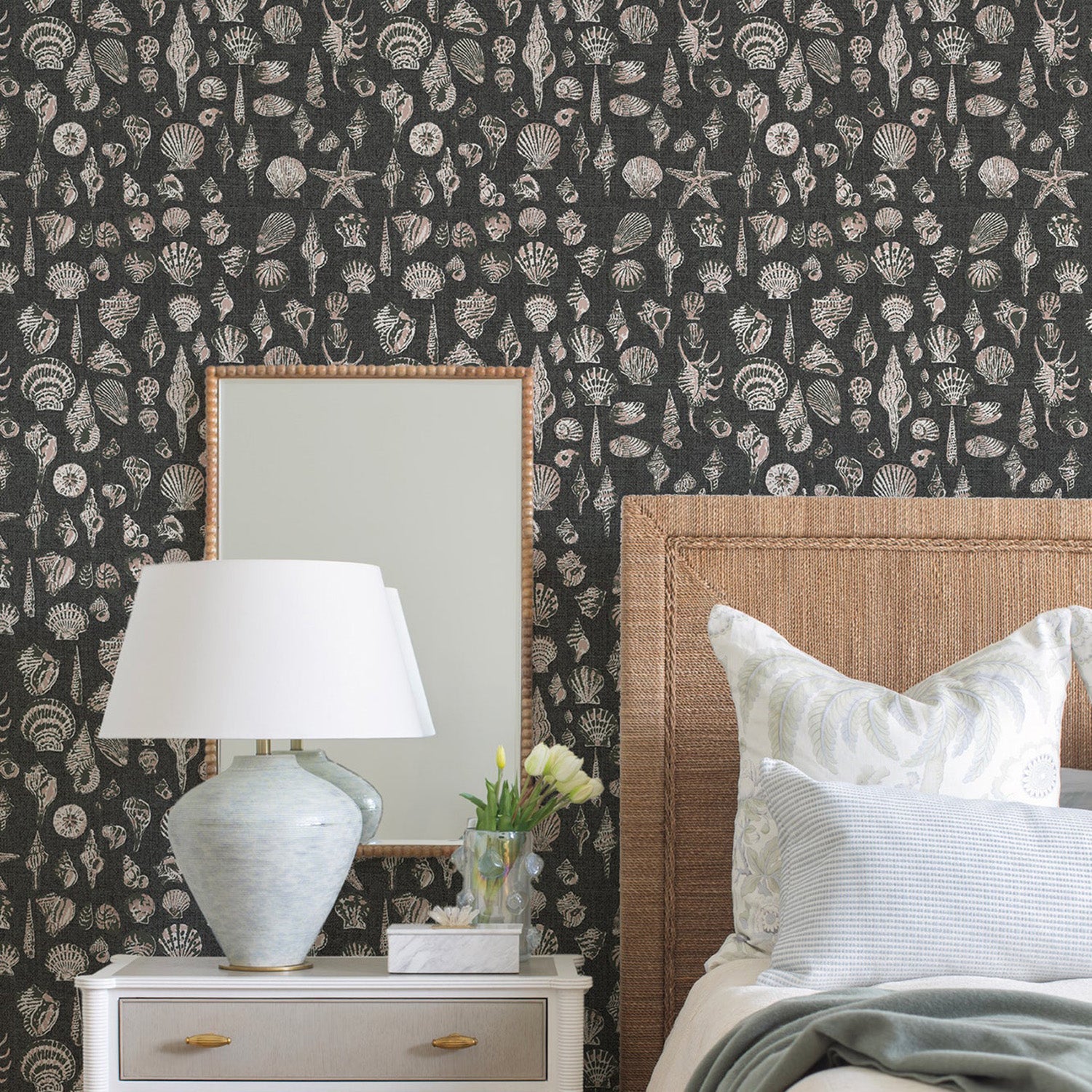 Mitchell Black x Megan Molten Lowcountry Love Shells Wallpaper
