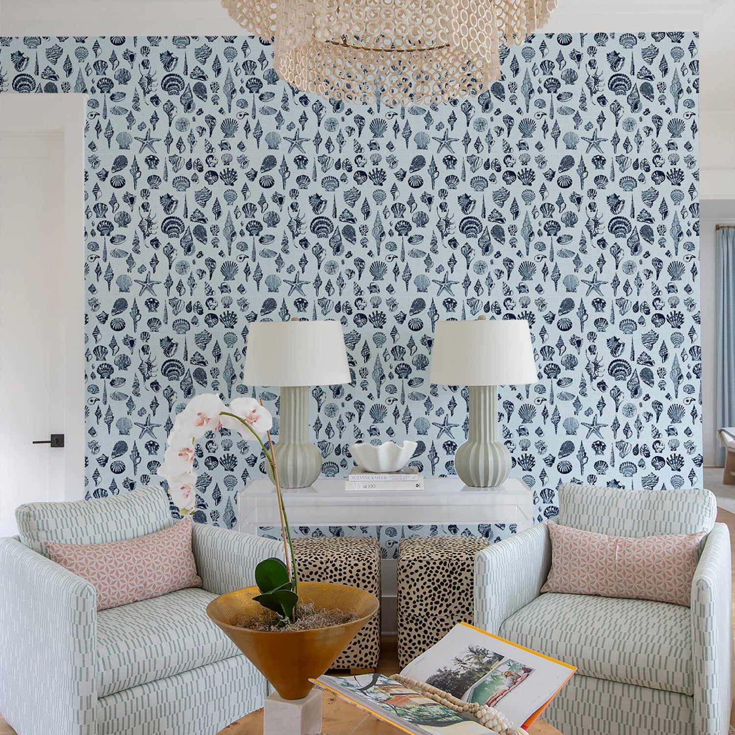 Mitchell Black x Megan Molten Lowcountry Love Shells Wallpaper