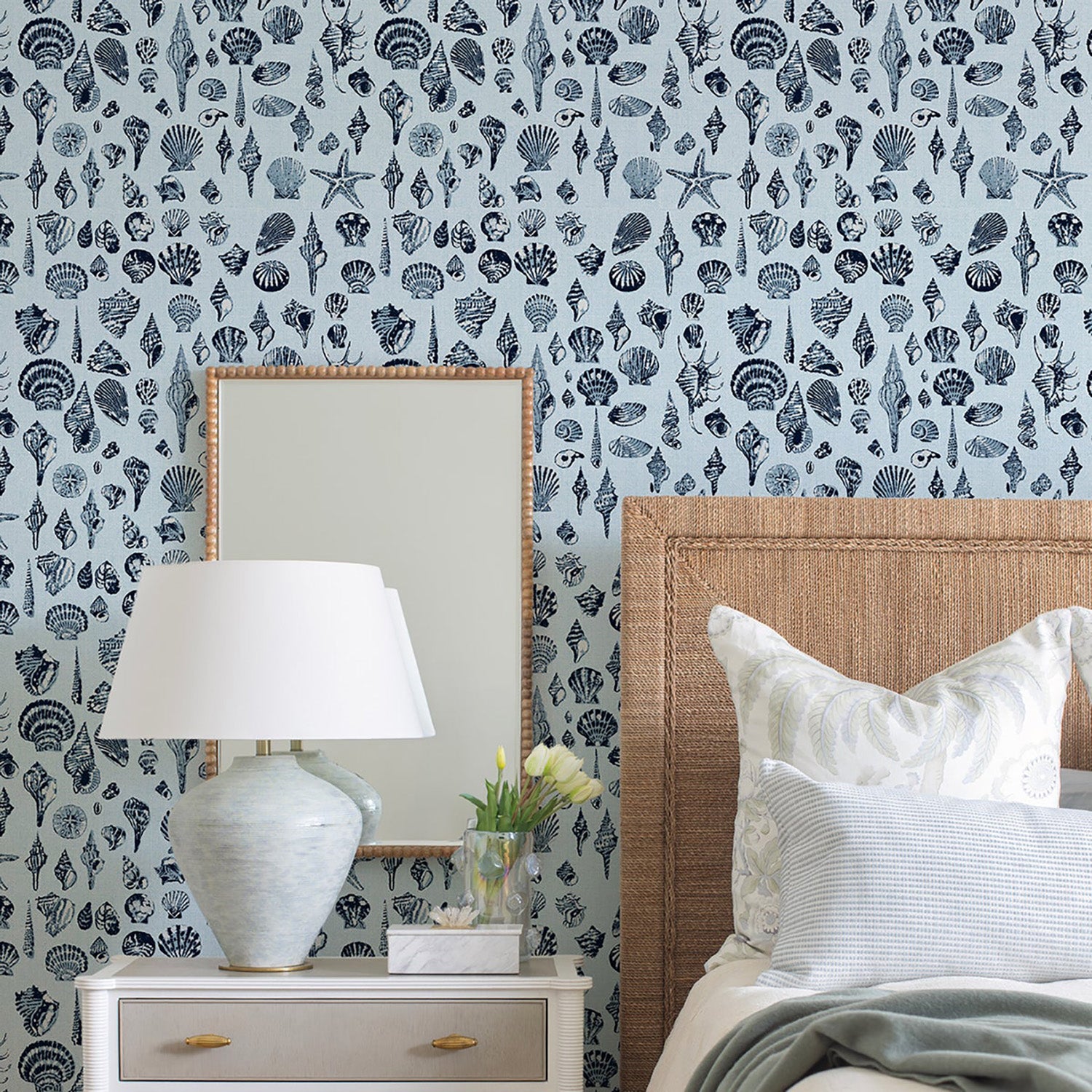 Mitchell Black x Megan Molten Lowcountry Love Shells Wallpaper