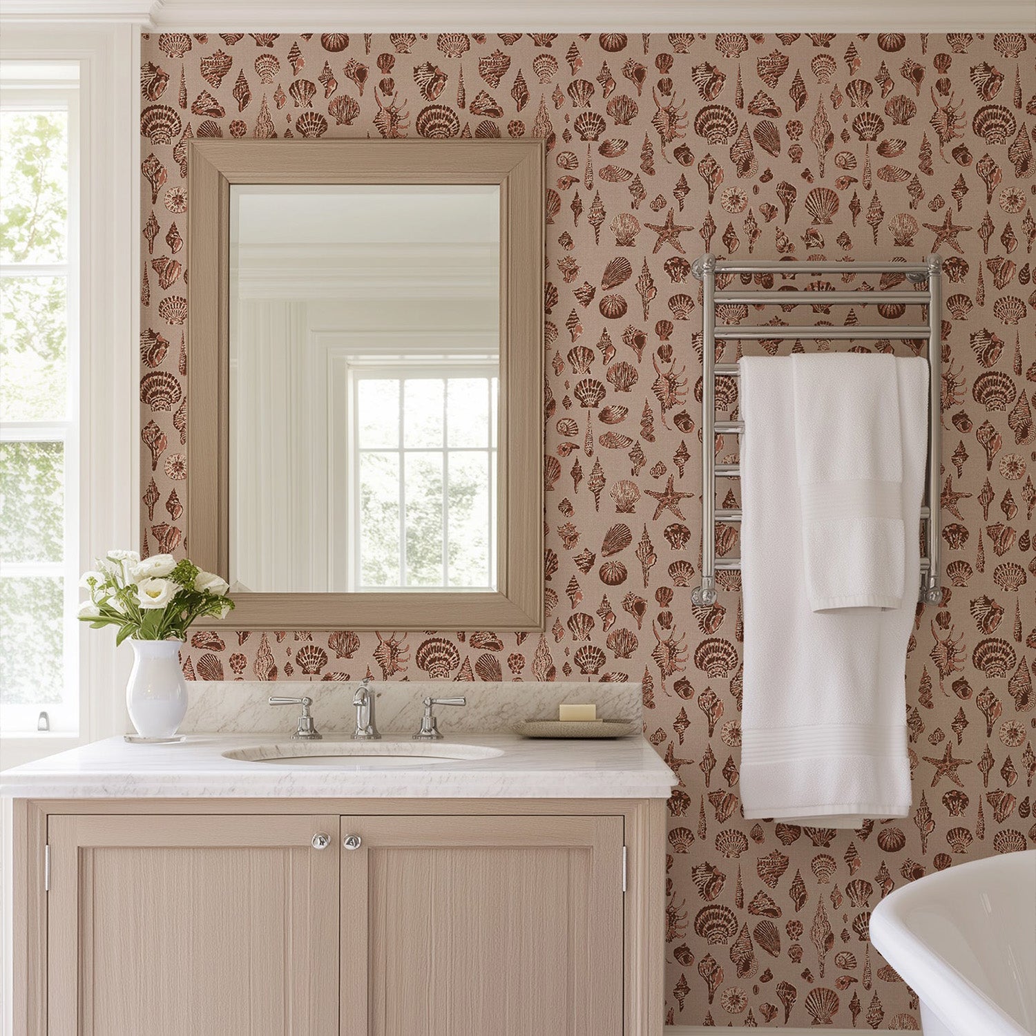 Mitchell Black x Megan Molten Lowcountry Love Shells Wallpaper