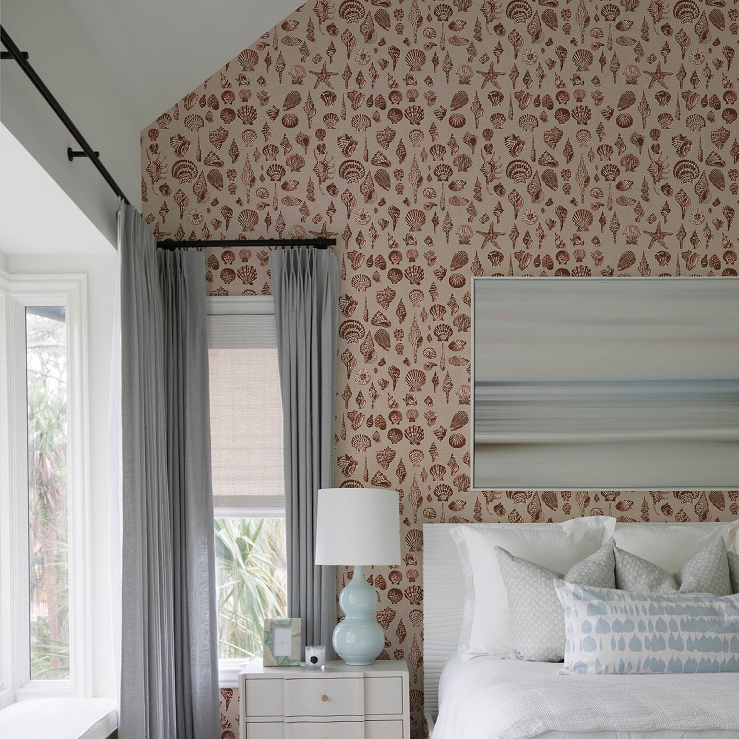 Mitchell Black x Megan Molten Lowcountry Love Shells Wallpaper