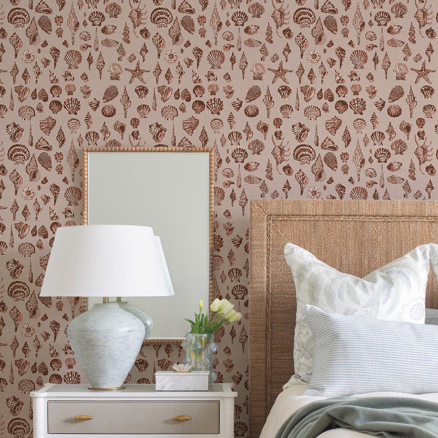 Mitchell Black x Megan Molten Lowcountry Love Shells Wallpaper