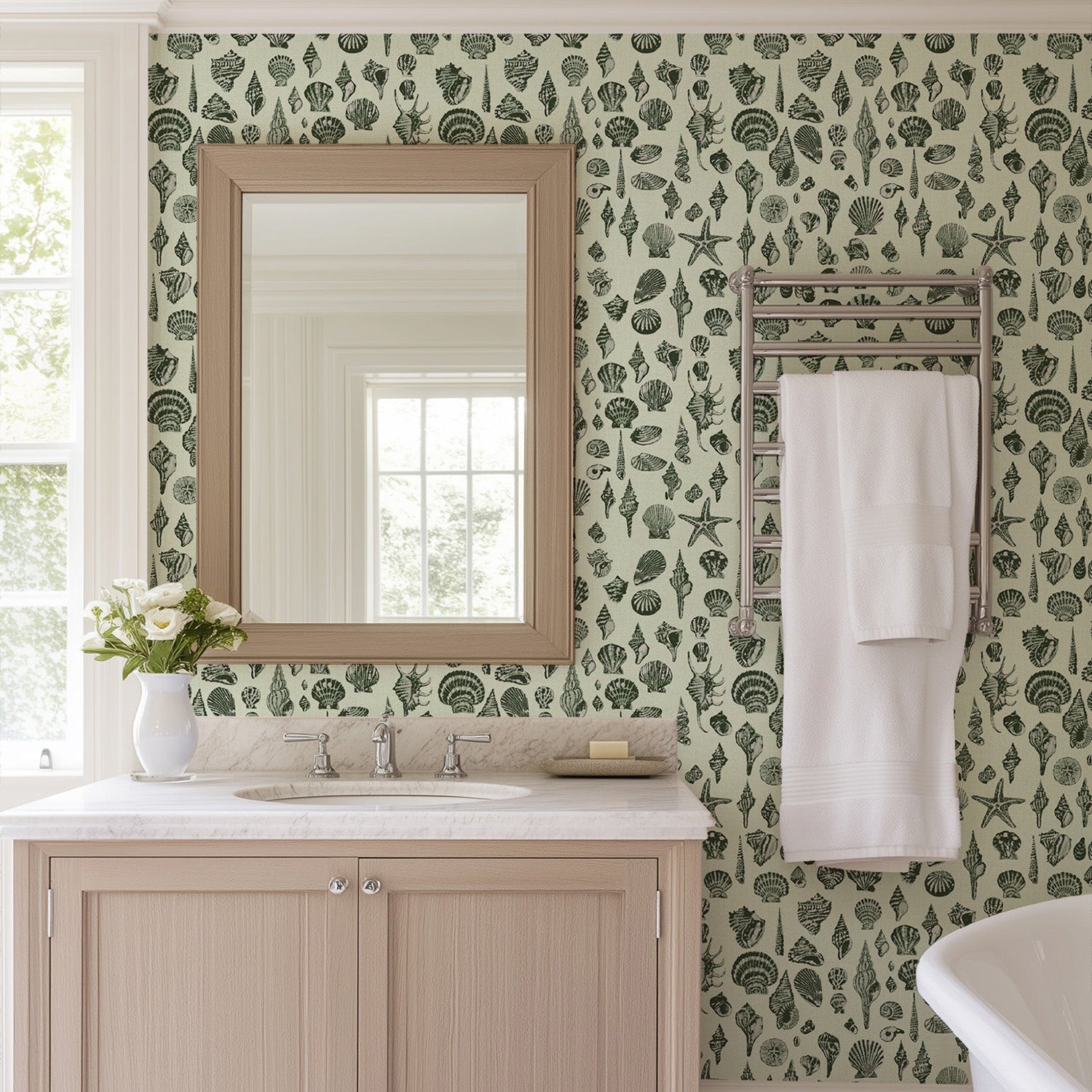 Mitchell Black x Megan Molten Lowcountry Love Shells Wallpaper