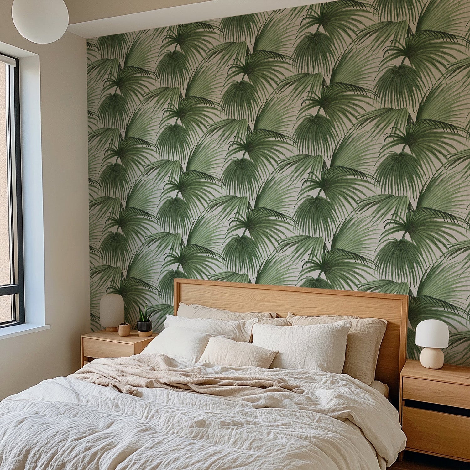 Mitchell Black x Megan Molten Pawley's Island Palms Wallpaper