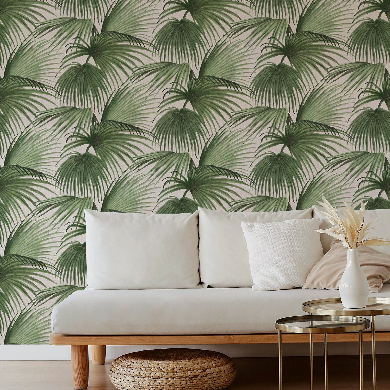 Mitchell Black x Megan Molten Pawley's Island Palms Wallpaper