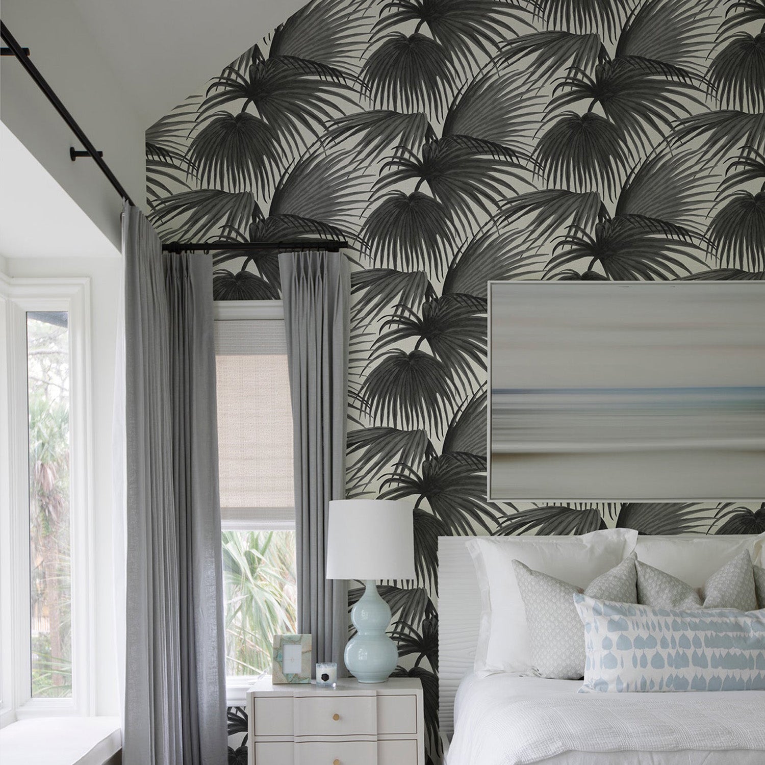 Mitchell Black x Megan Molten Pawley's Island Palms Wallpaper