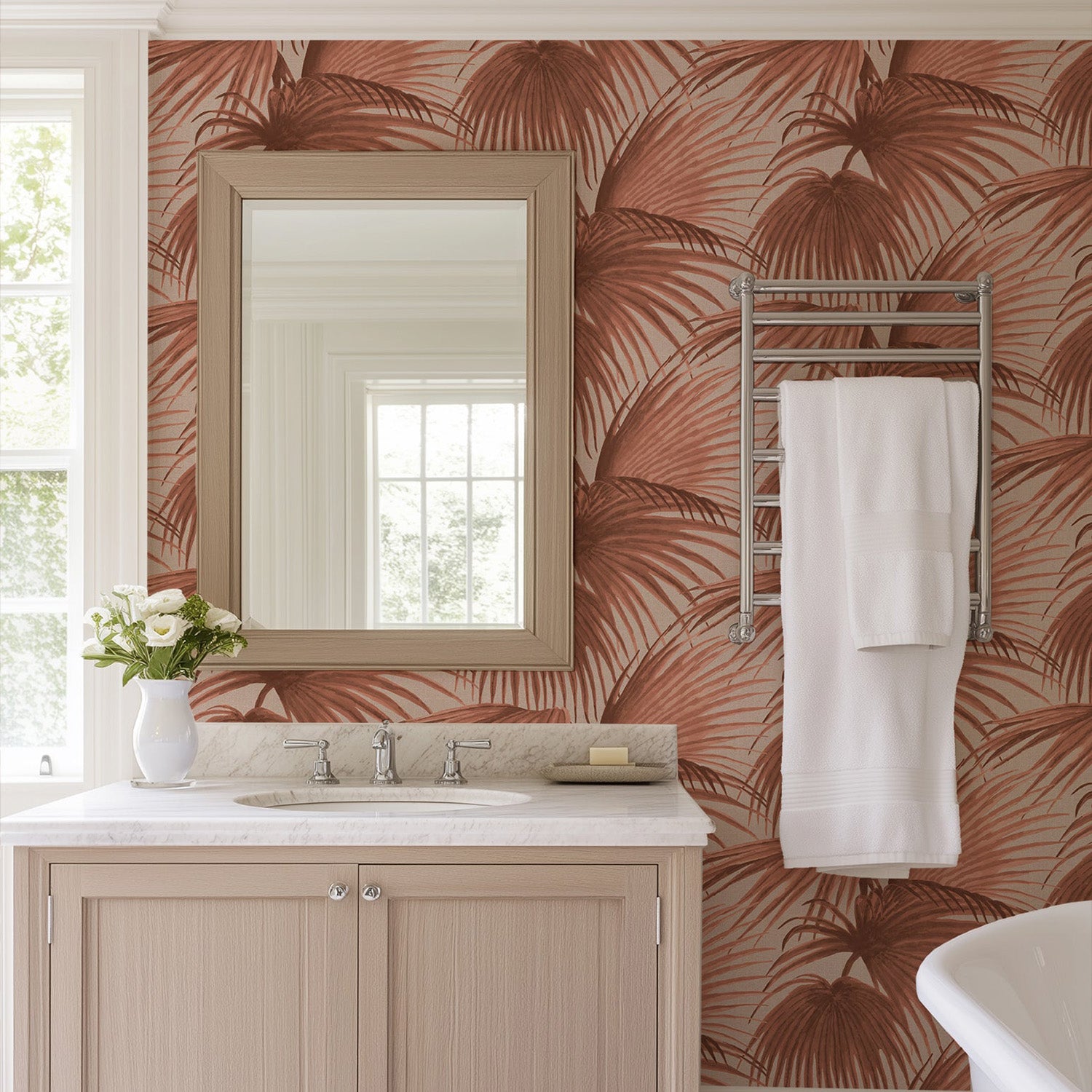 Mitchell Black x Megan Molten Pawley's Island Palms Wallpaper
