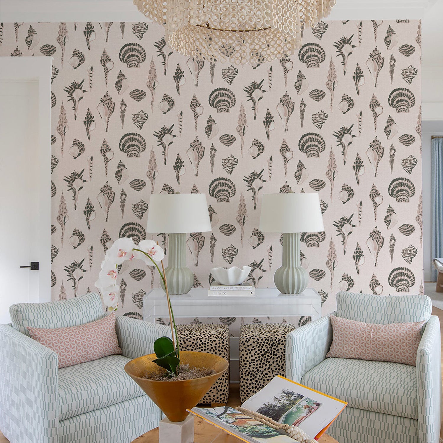 Mitchell Black x Megan Molten Sullivan's Island Shells Wallpaper