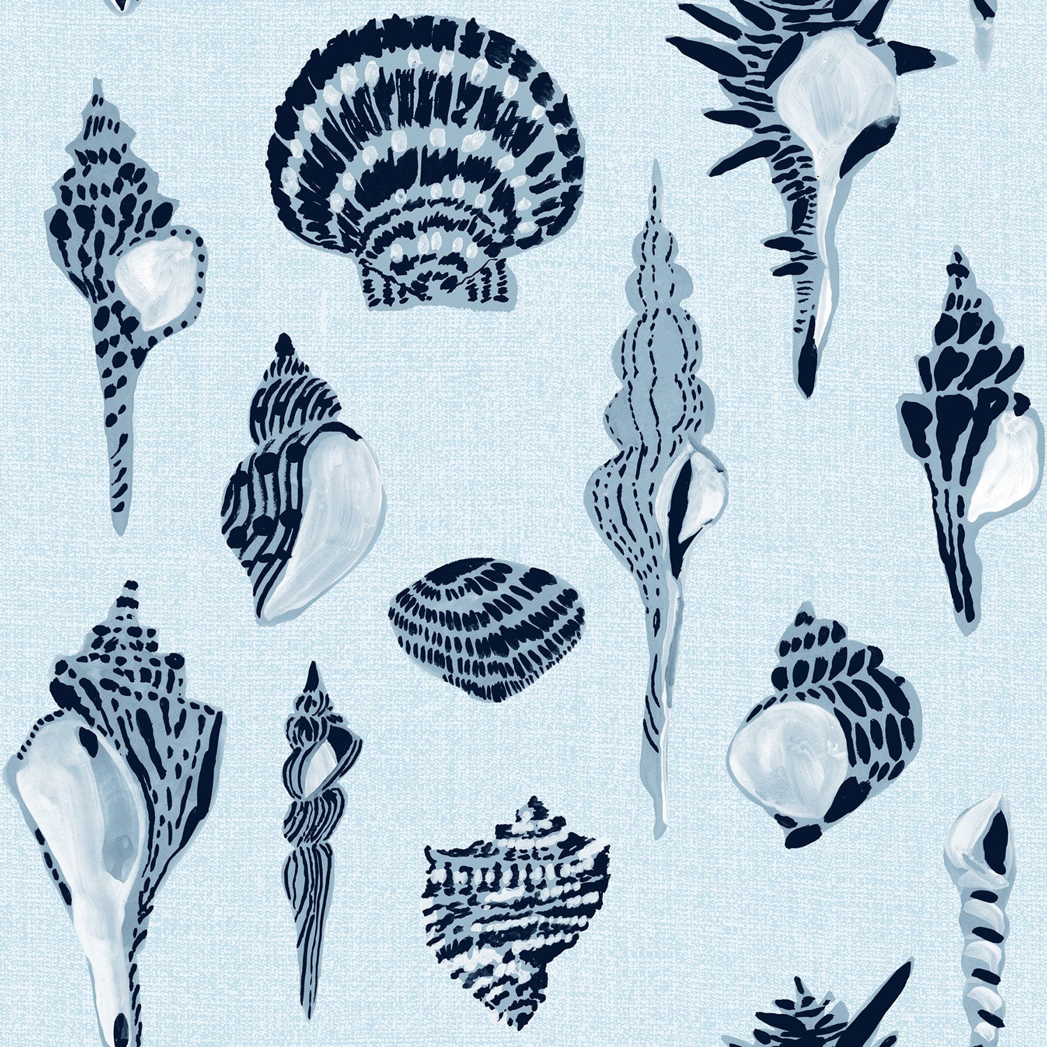 Mitchell Black x Megan Molten Sullivan's Island Shells Wallpaper