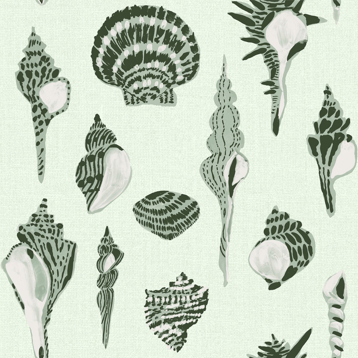 Mitchell Black x Megan Molten Sullivan's Island Shells Wallpaper
