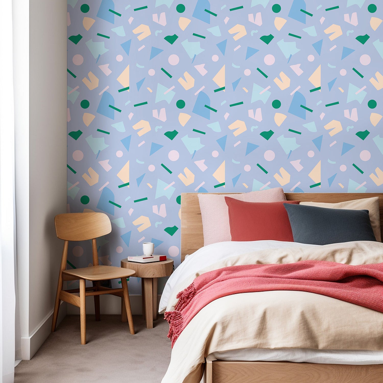 Mitchell Black x Poketo Shapes Wallpaper