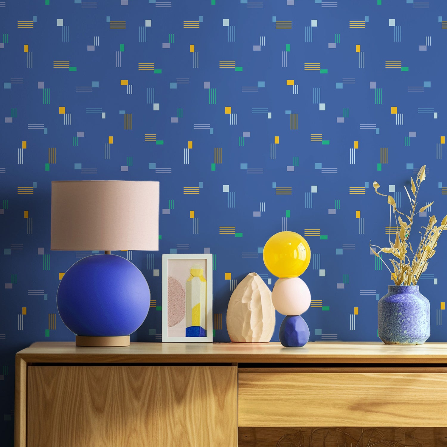 Mitchell Black x Poketo Stripes Wallpaper