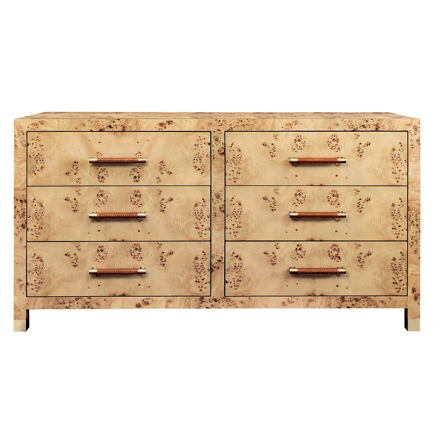 Worlds Away Winchester Burlwood Chest