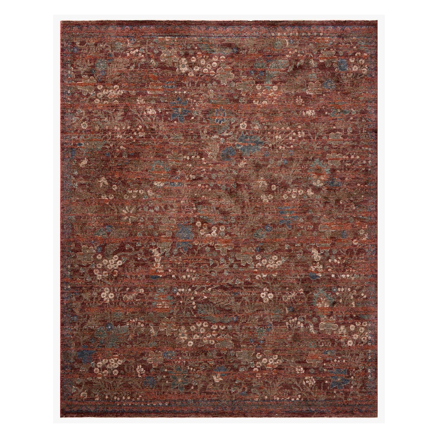 Loloi Winchester Ruby/Mushroom Power Loomed Rug