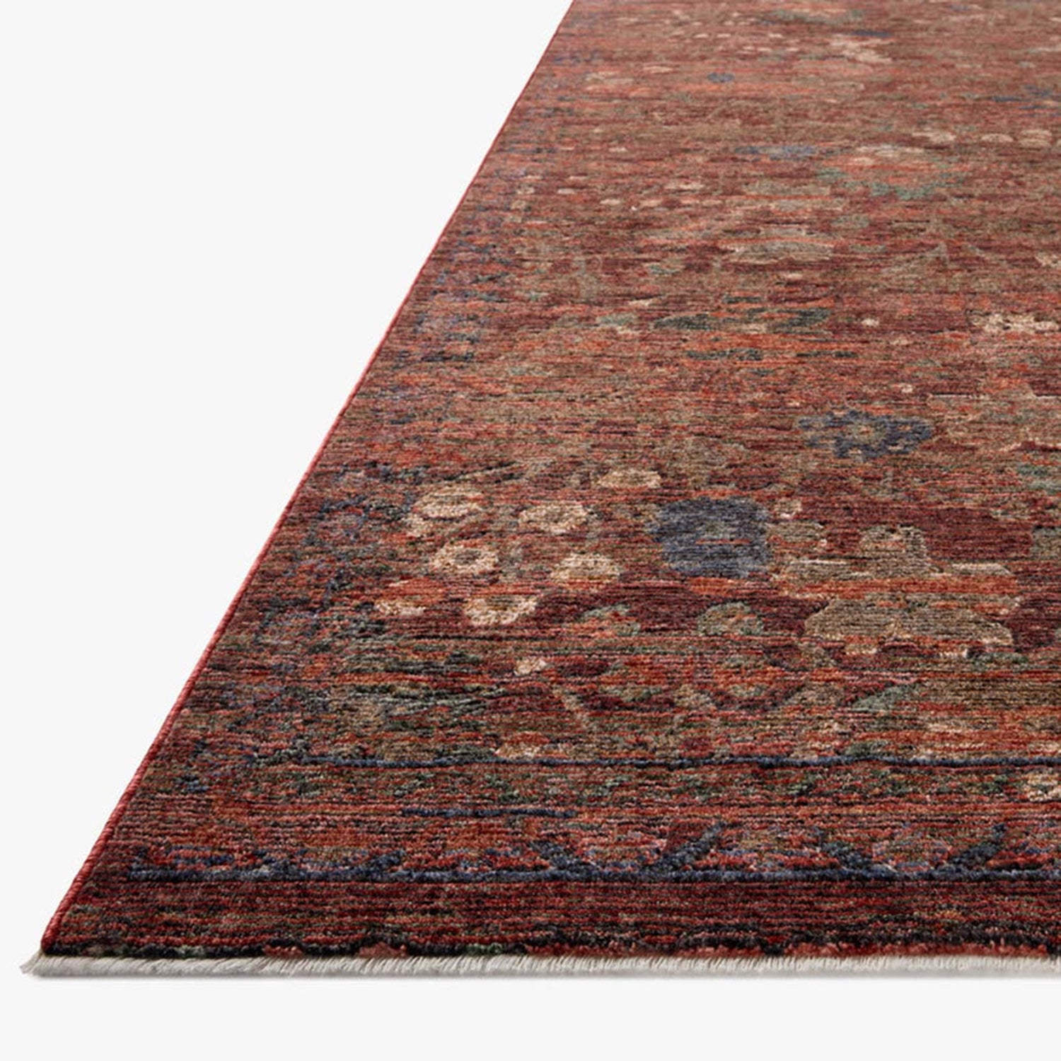 Loloi Winchester Ruby/Mushroom Power Loomed Rug