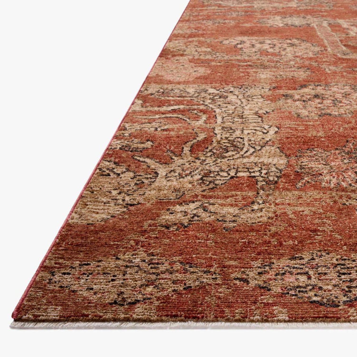 Loloi Winchester Brick/Beige Power Loomed Rug