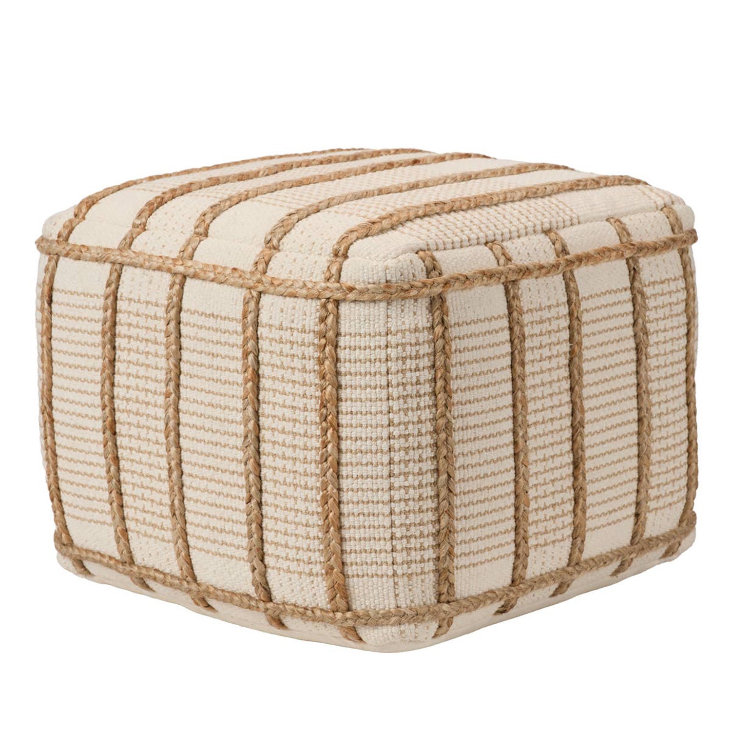 Label J by Jaipur Living Wayland Remsen Pouf