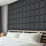 Mitchell Black Bamboo Wallpaper