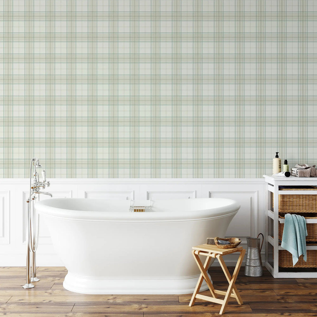 Mitchell Black Willow Pane Wallpaper