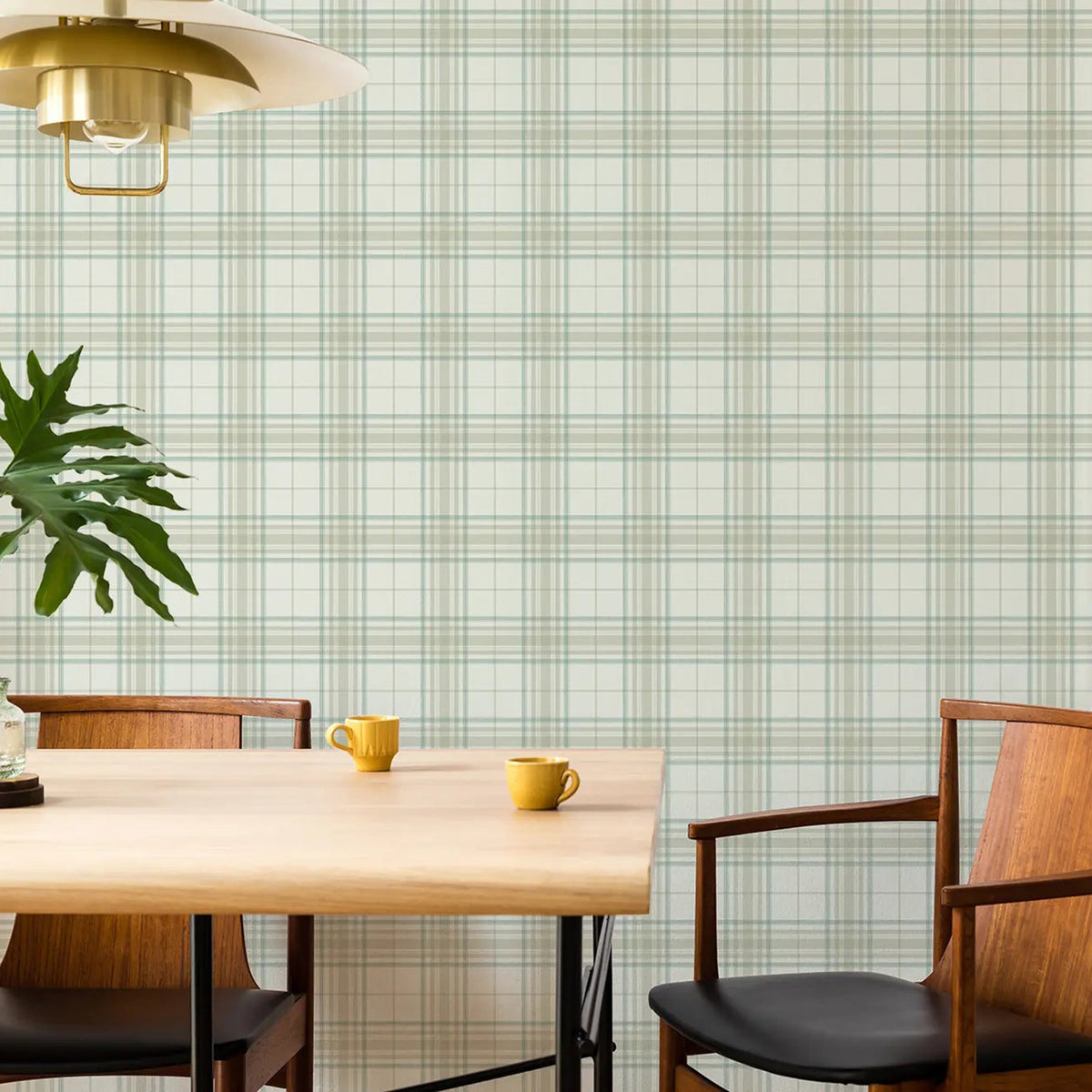 Mitchell Black Willow Pane Wallpaper