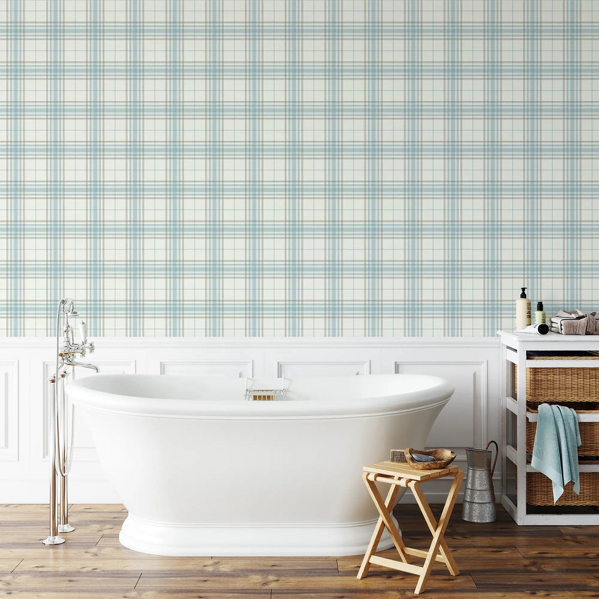 Mitchell Black Willow Pane Wallpaper