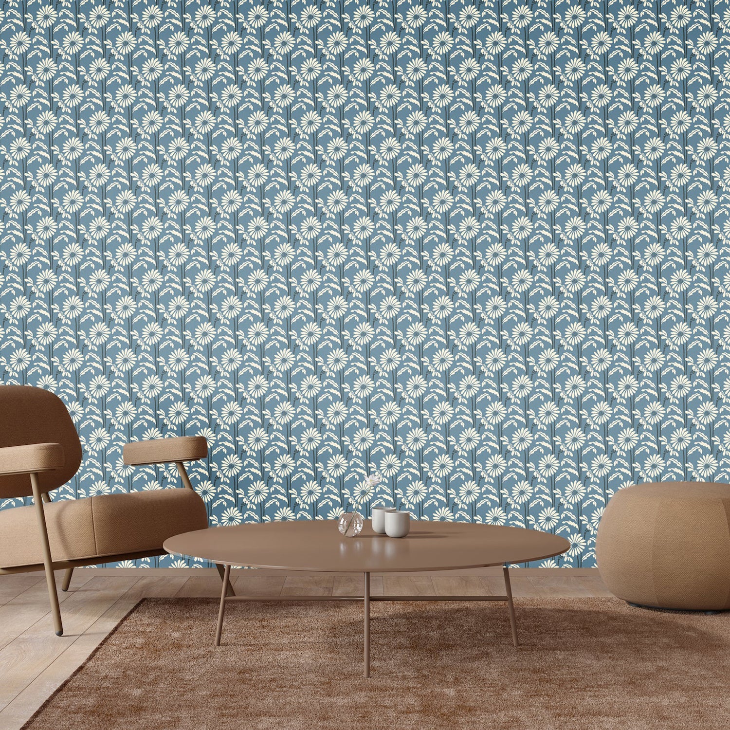 Mitchell Black Woodland Bloom Wallpaper