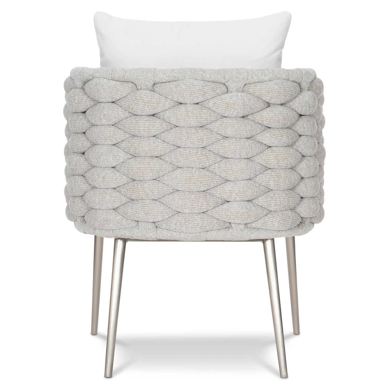 Bernhardt Exteriors Santa Cruz Nordic Grey Outdoor Arm Chair