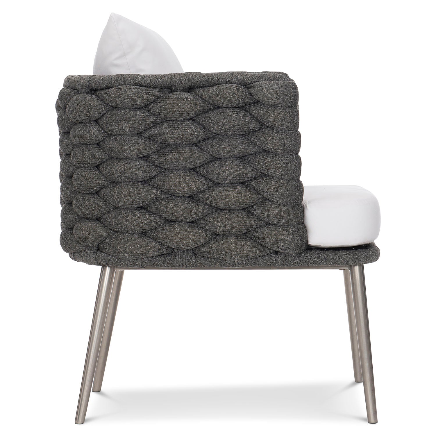 Bernhardt Exteriors Santa Cruz Cadet Grey Outdoor Arm Chair
