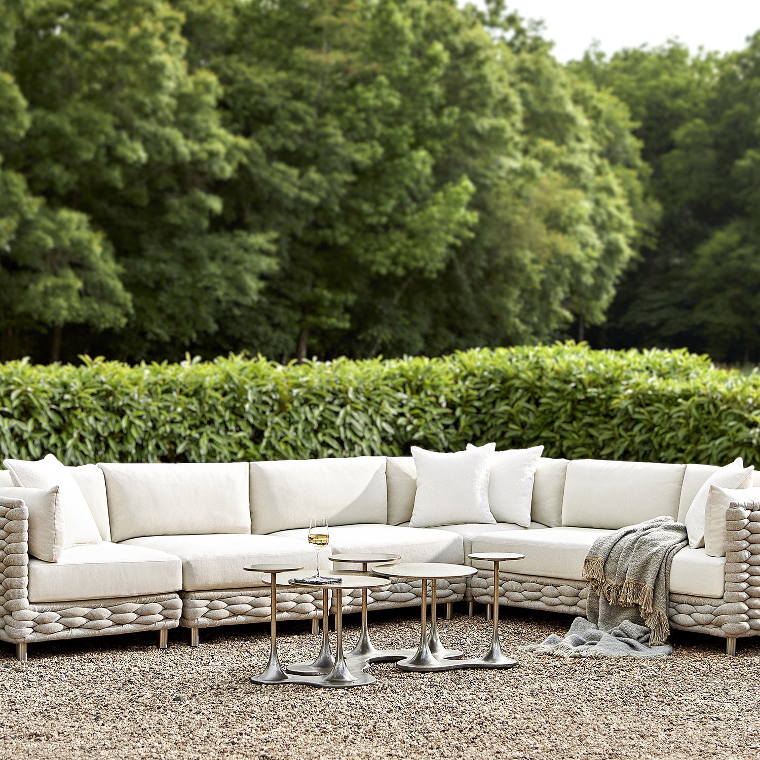 Bernhardt Exteriors Cerchi Outdoor Cocktail Table