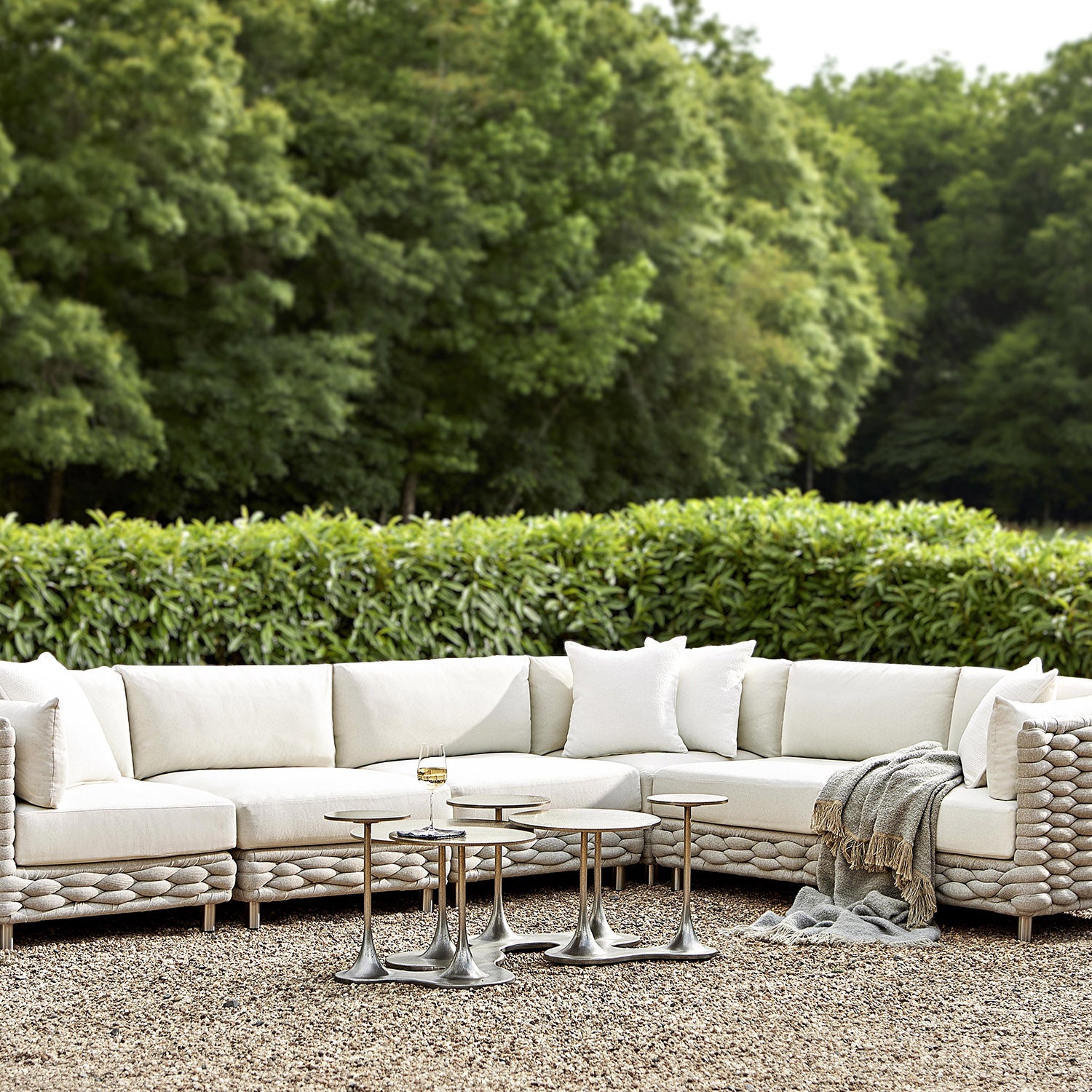 Bernhardt Exteriors Cerchi Outdoor Accent Table