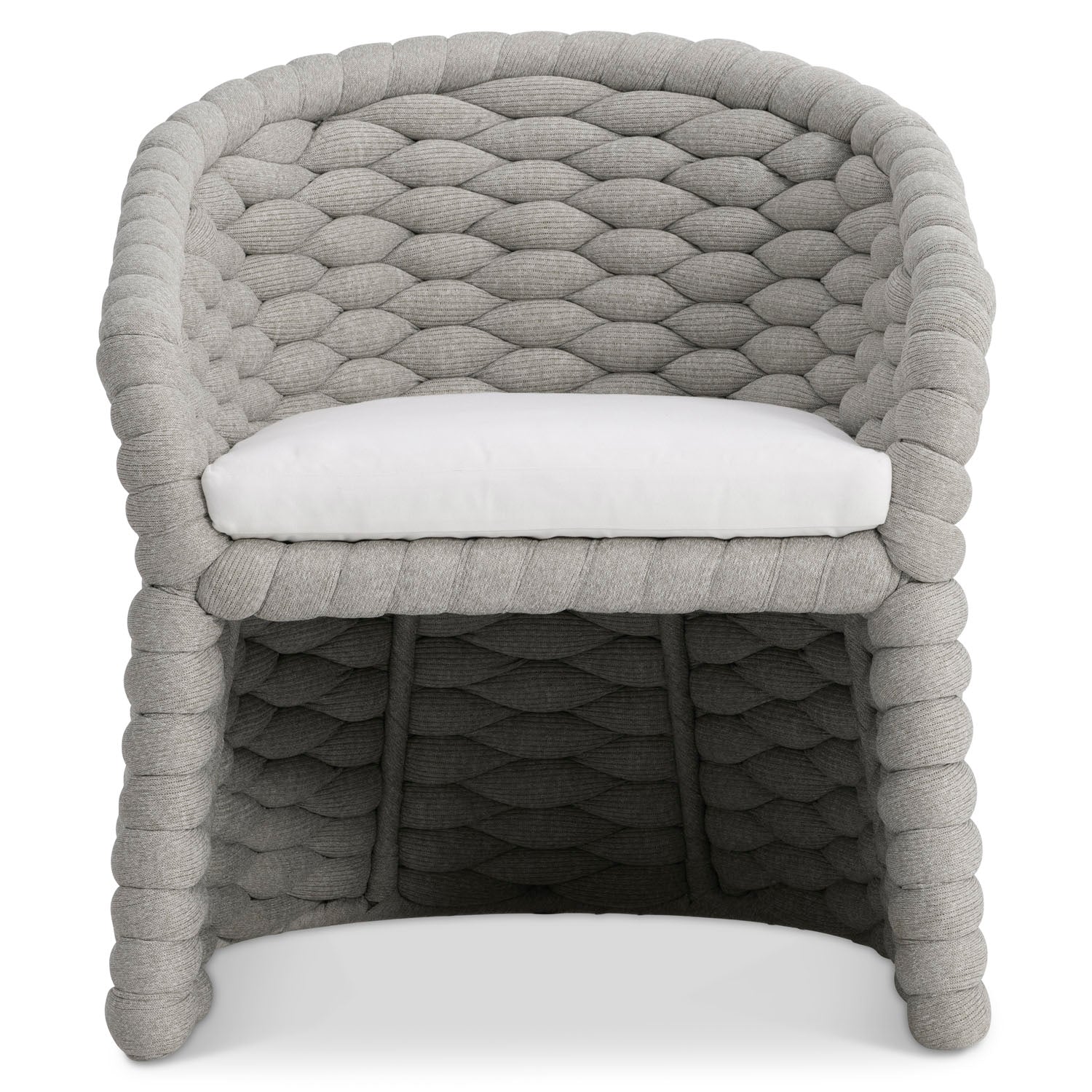 Bernhardt Exteriors Salinas Nordic Grey Outdoor Arm Chair