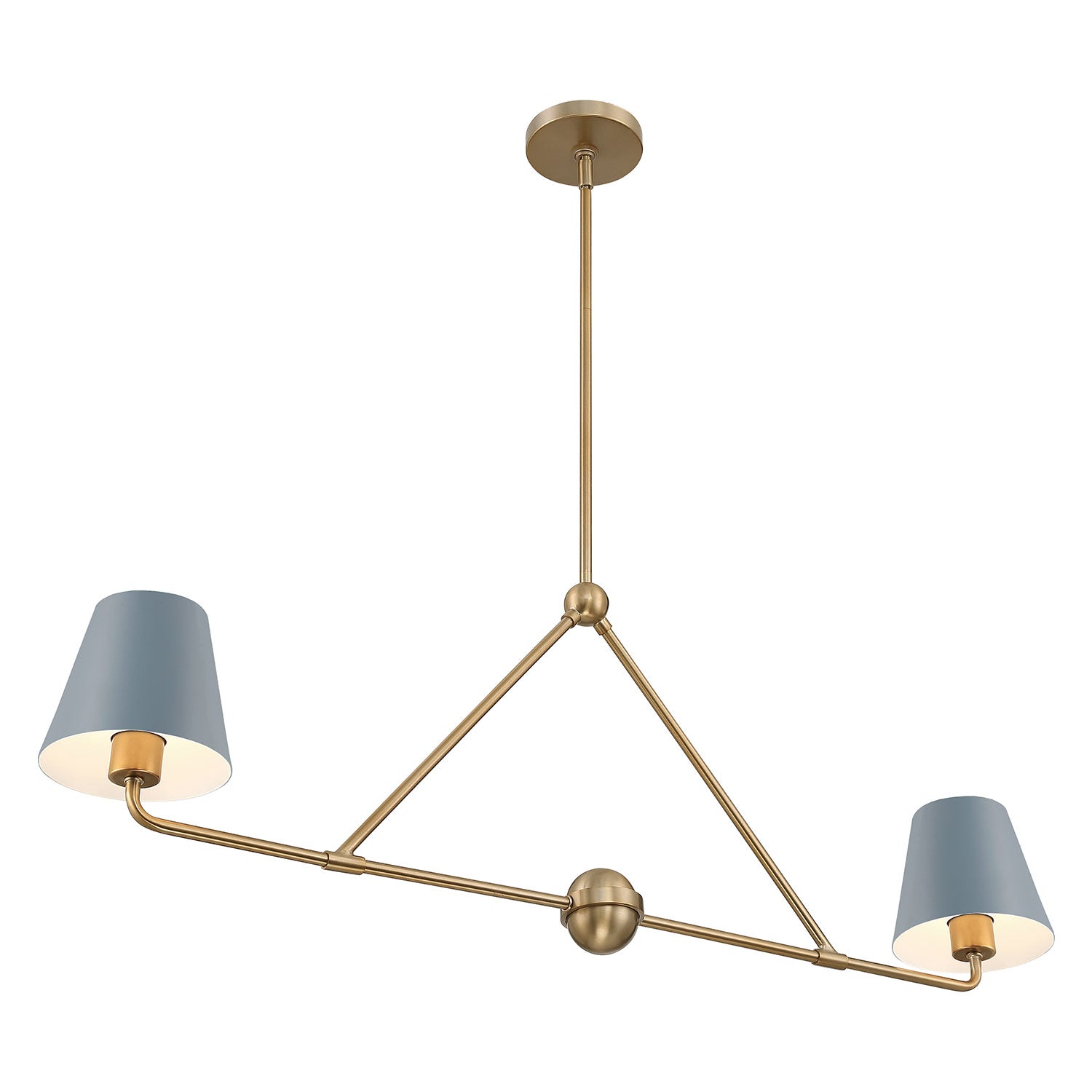 Crystorama Xavier 2-Light Linear Chandelier