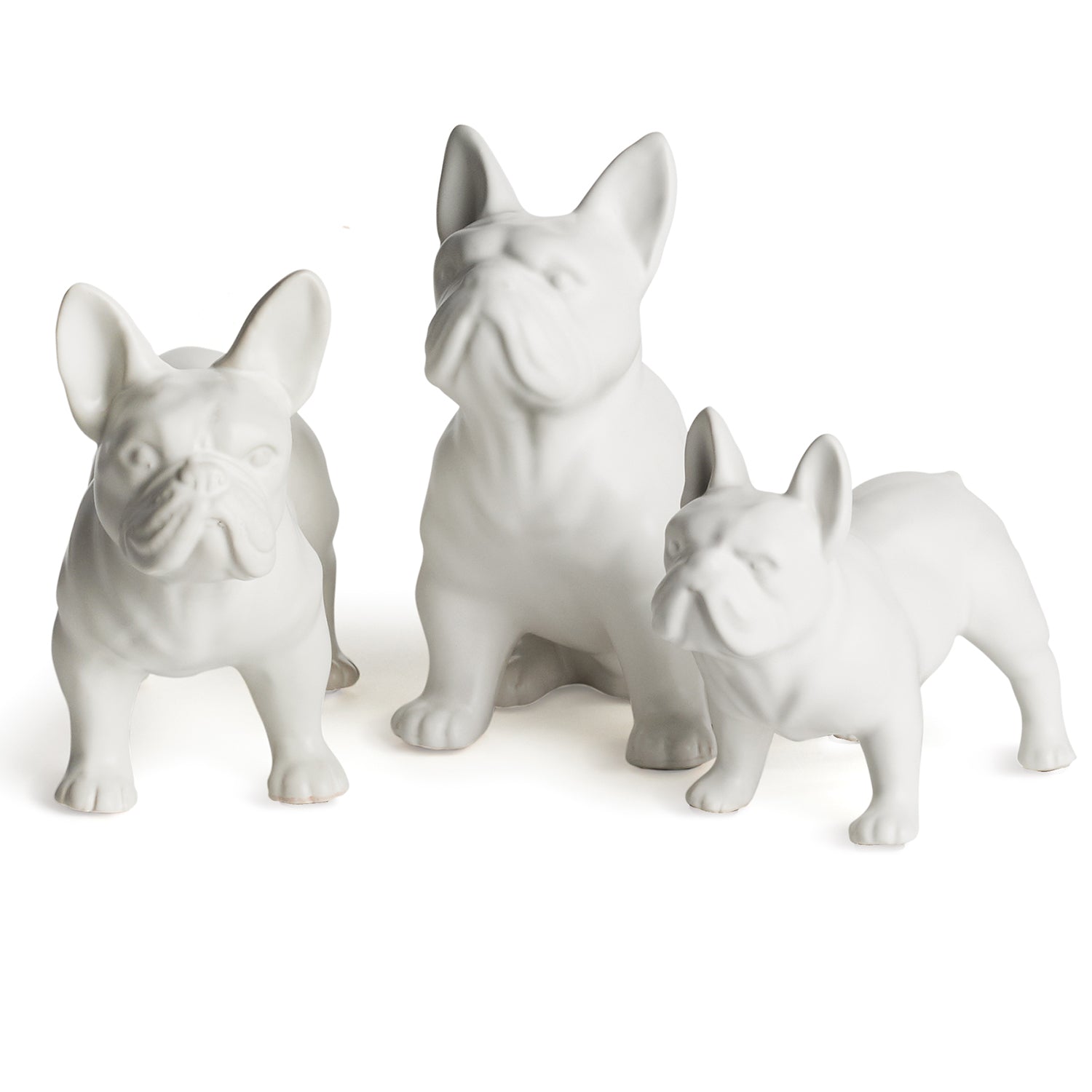 Three Dog Night White Figurine Set of 3
