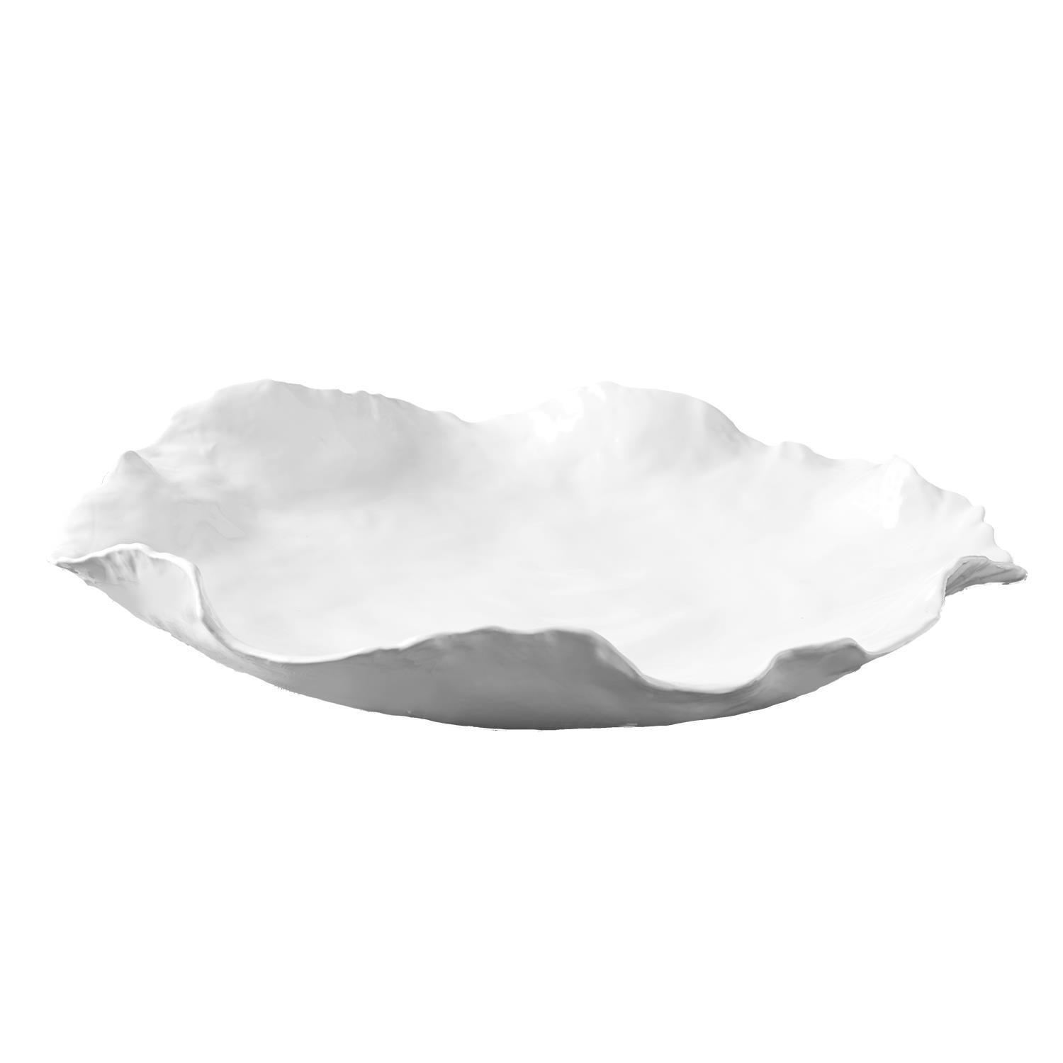 White Free Form Bowl