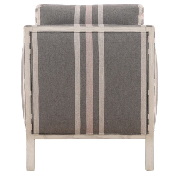 Vanguard Furniture Knole Chair Rupert Beach Fabric/Casablanca Pre-Made Sample