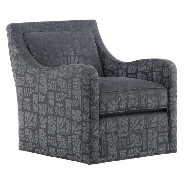 Vanguard Furniture Haden Chair Maren Charcoal Fabric Pre-Made Sample