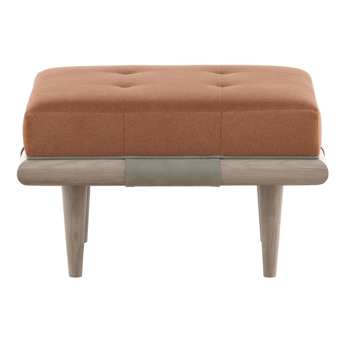 Vanguard Furniture Chatfield Ottoman Tetley Nugmeg Fabric Pre-Made Sample